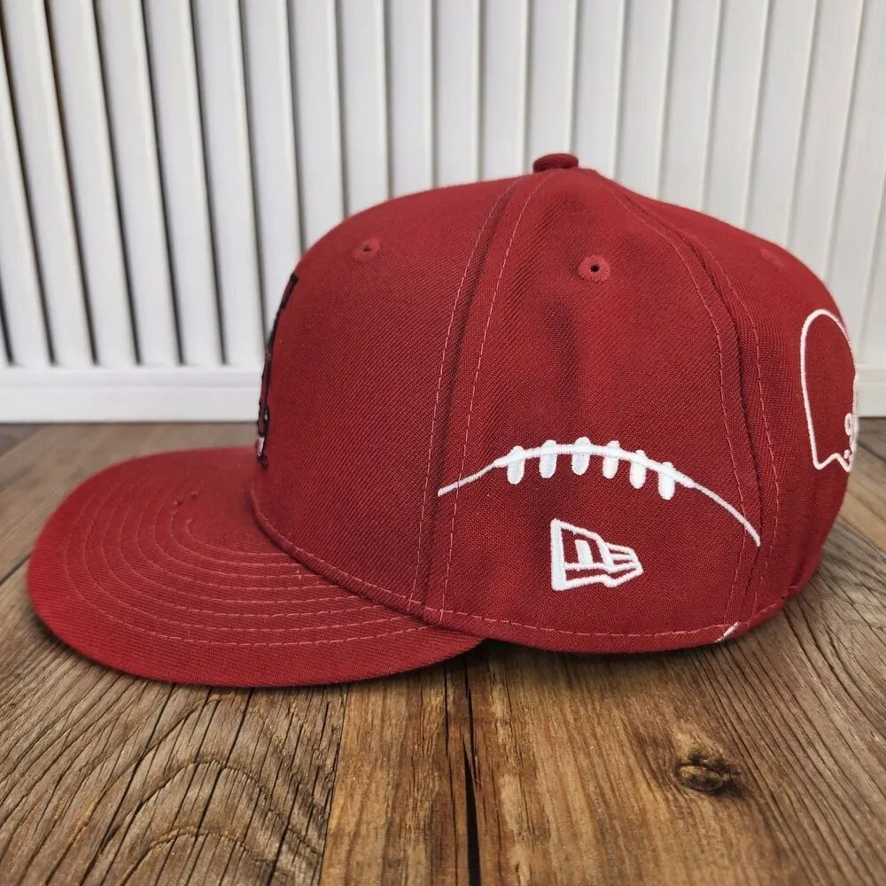 Alabama Crimson Tide New Era 59fifty Size 7 1/2 Hat Cap Roll Tide NCAA Football